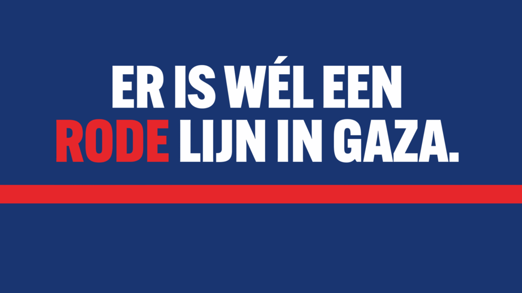 rode lijn Gaza