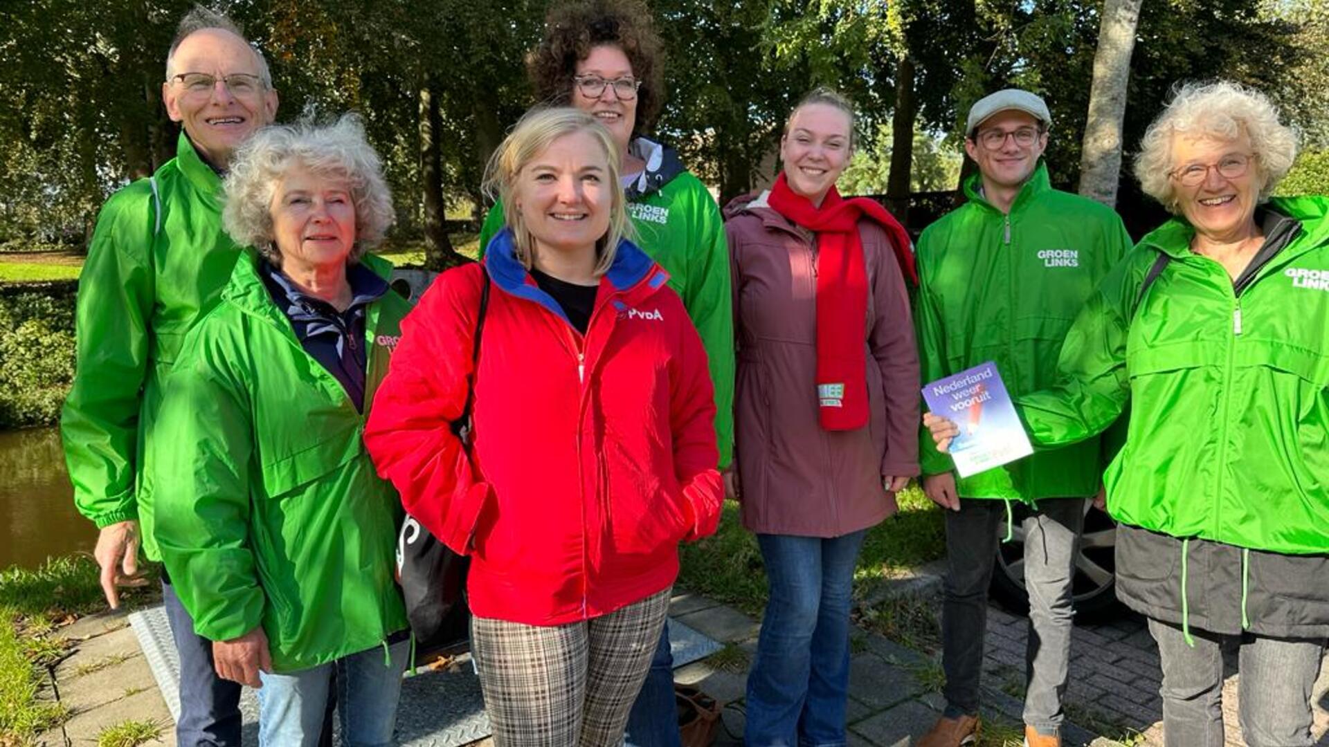 GroenLinks en PvdA op pad 